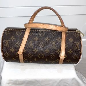 Louis Vuitton Papillon Handbag Monogram Canvas 30